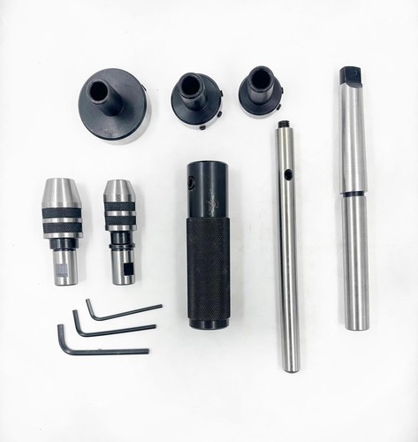 Lathe tailstock tap - and, die